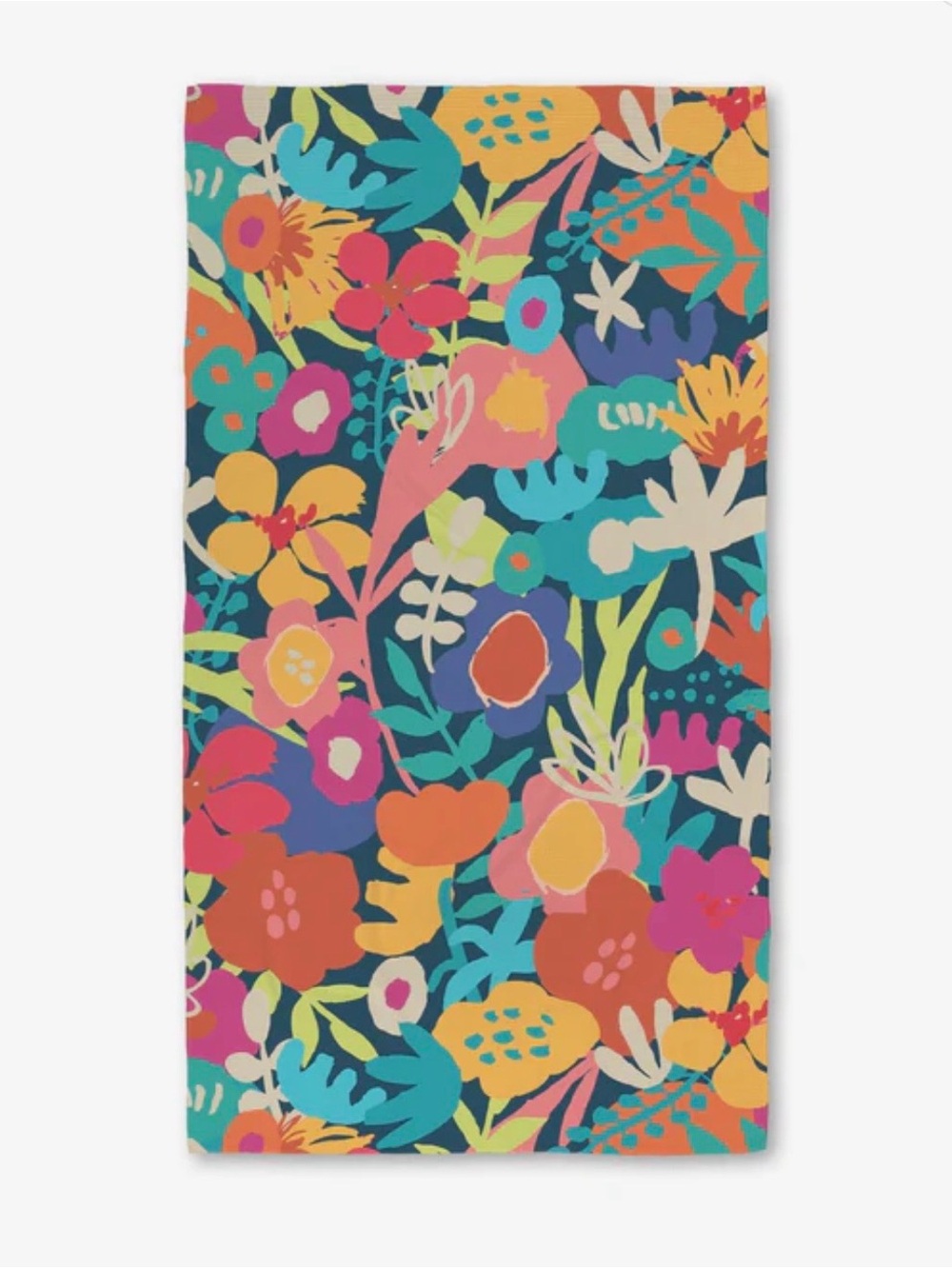 Set of 2 Geometry Bright Bunch Bath Towels
